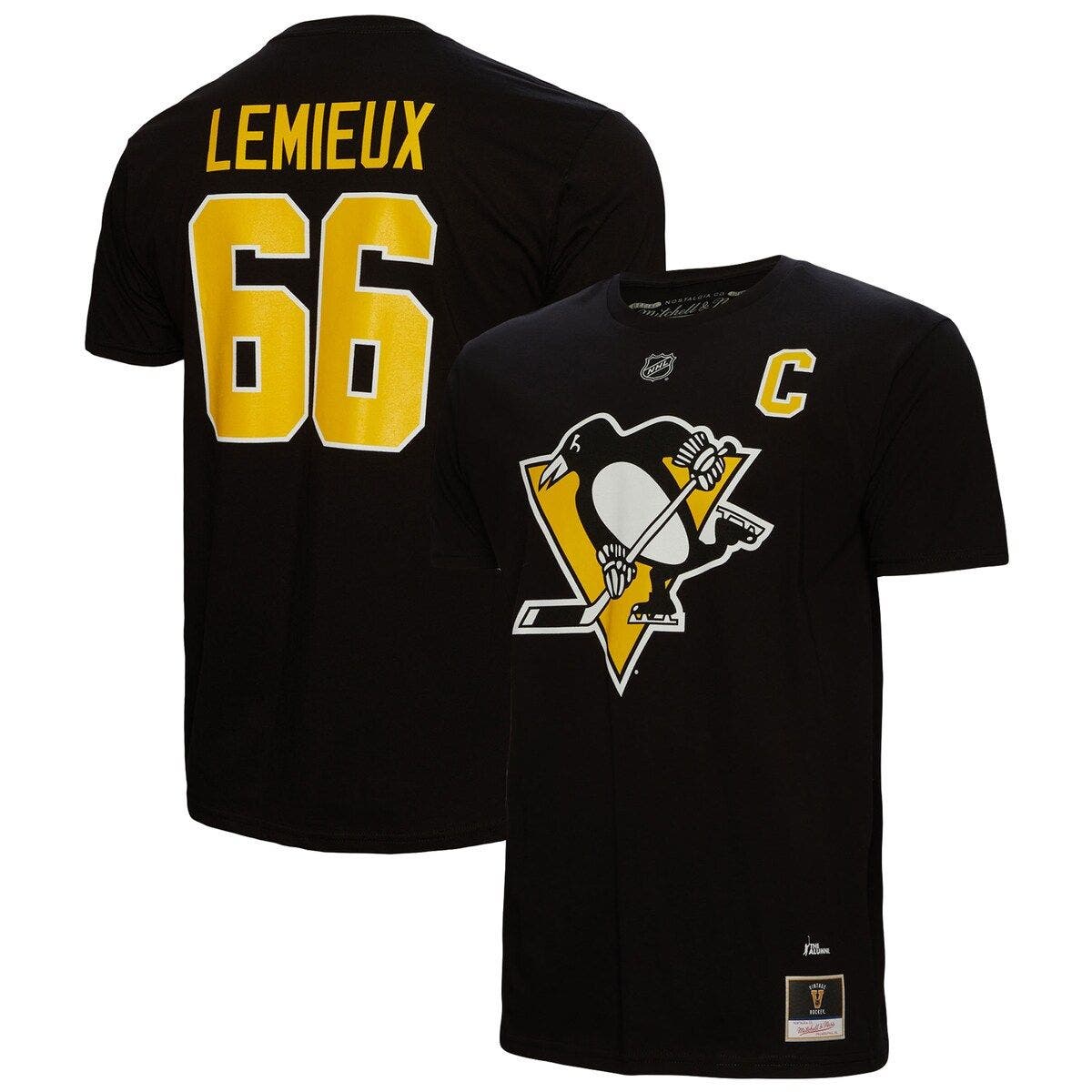 Mitchell & Ness Pittsburgh Penguins Player Tee Black