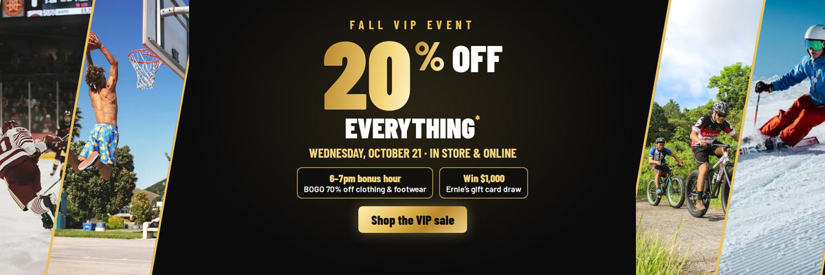 Fall VIP: 20% off everything, Wednesday October 21, in store and online