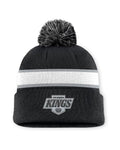 Fanatics Authentic Pro Rink 13 Cuffed Knit Beanie with Pom- Los Angeles Kings
