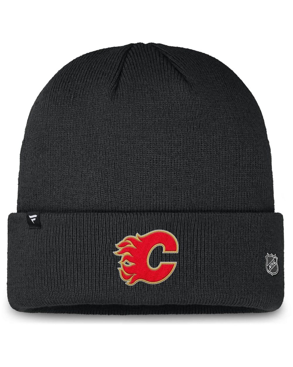 Fanatics Authentic Pro Rink 4 Cuffed Toque- Calgary Flames
