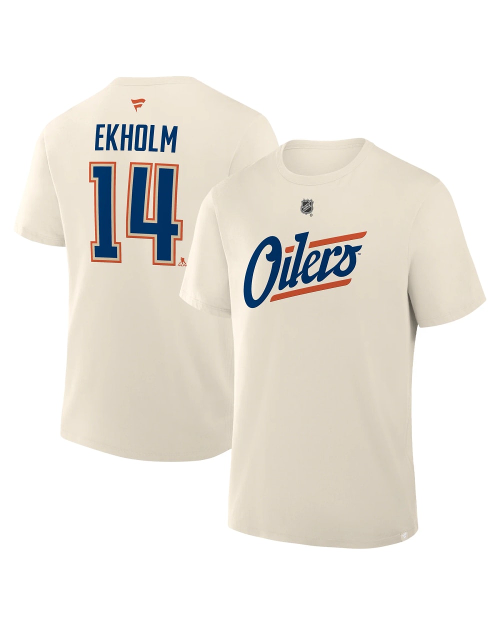 Fanatics Edmonton Oilers Authentic Stack Men's Tee - Mattias Ekholm