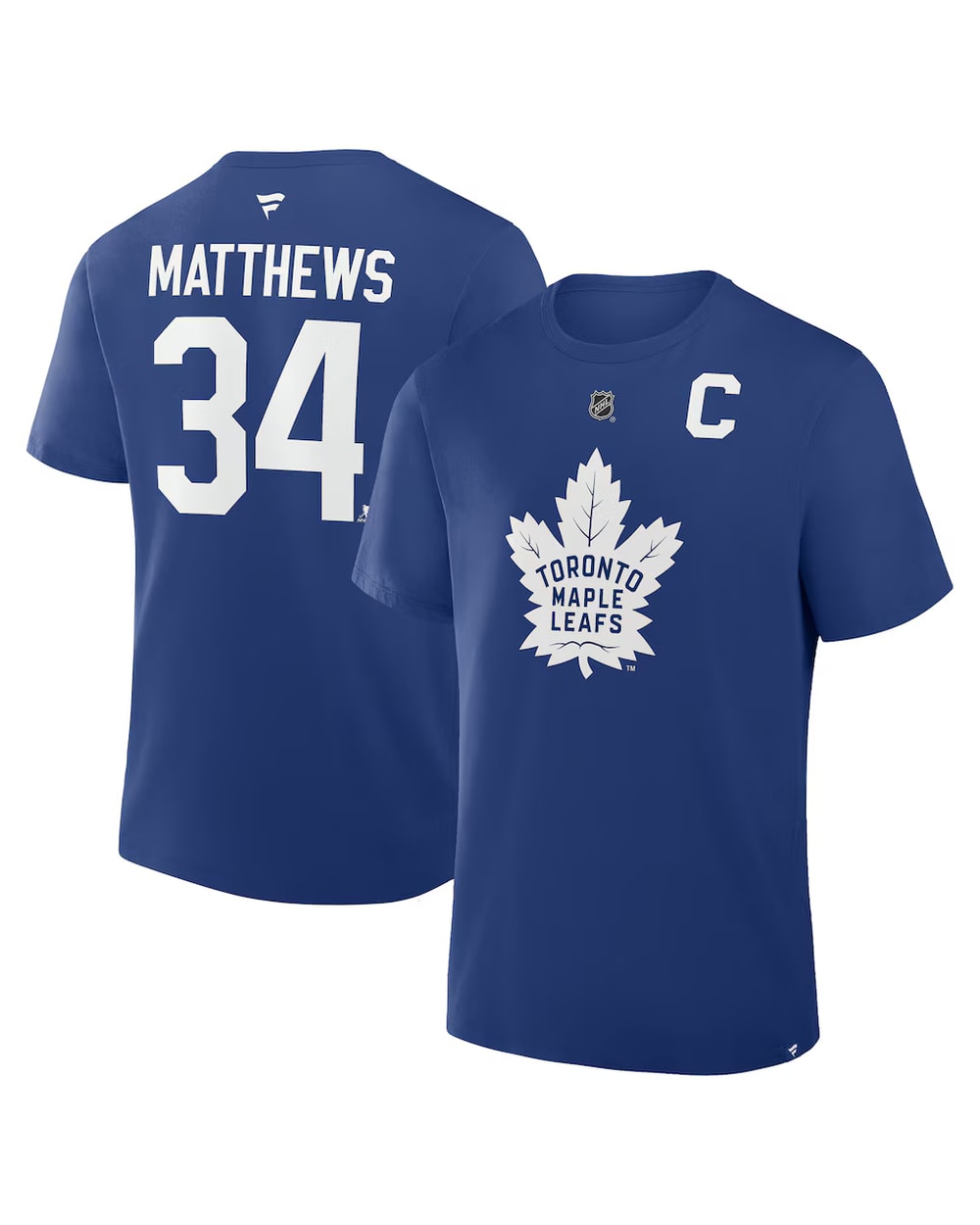 Fanatics Toronto Maple Leafs Authentic Stack T-Shirt - Auston Matthews