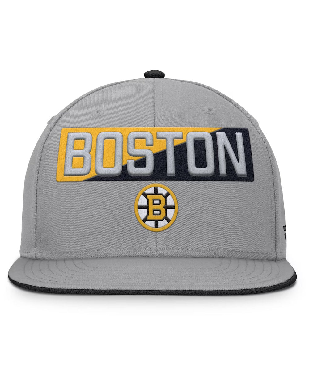 Fanatics Boston Bruins Fundamentals Duo Split Logo Snapback Hat