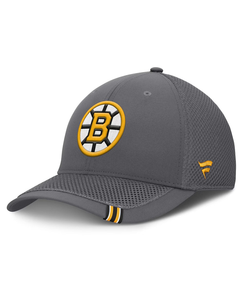 Fanatics Boston Bruins Clincher Team Stripes Flex Hat