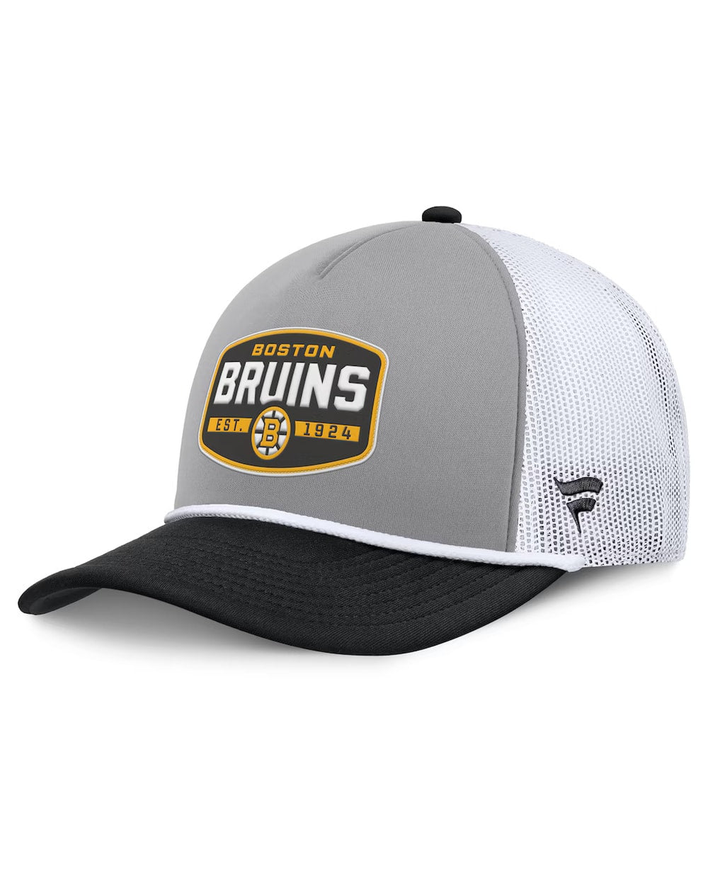 Fanatics Boston Bruins Course Adjustable Foam Front A-Frame Meshaback Hat