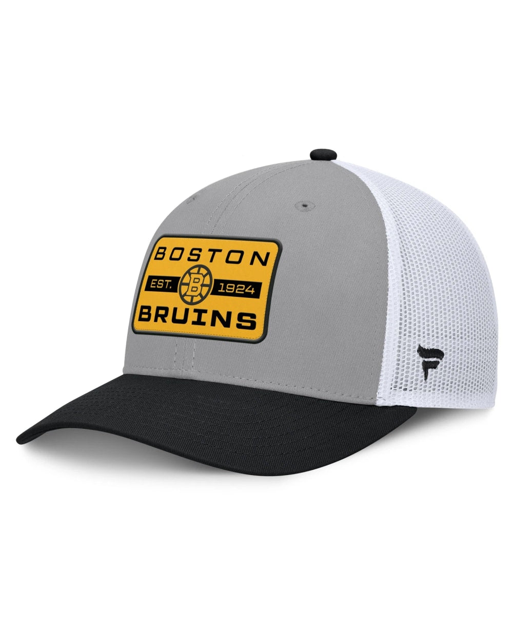 Fanatics Boston Bruins Fundamental Adapt Trucker Adjustable Hat