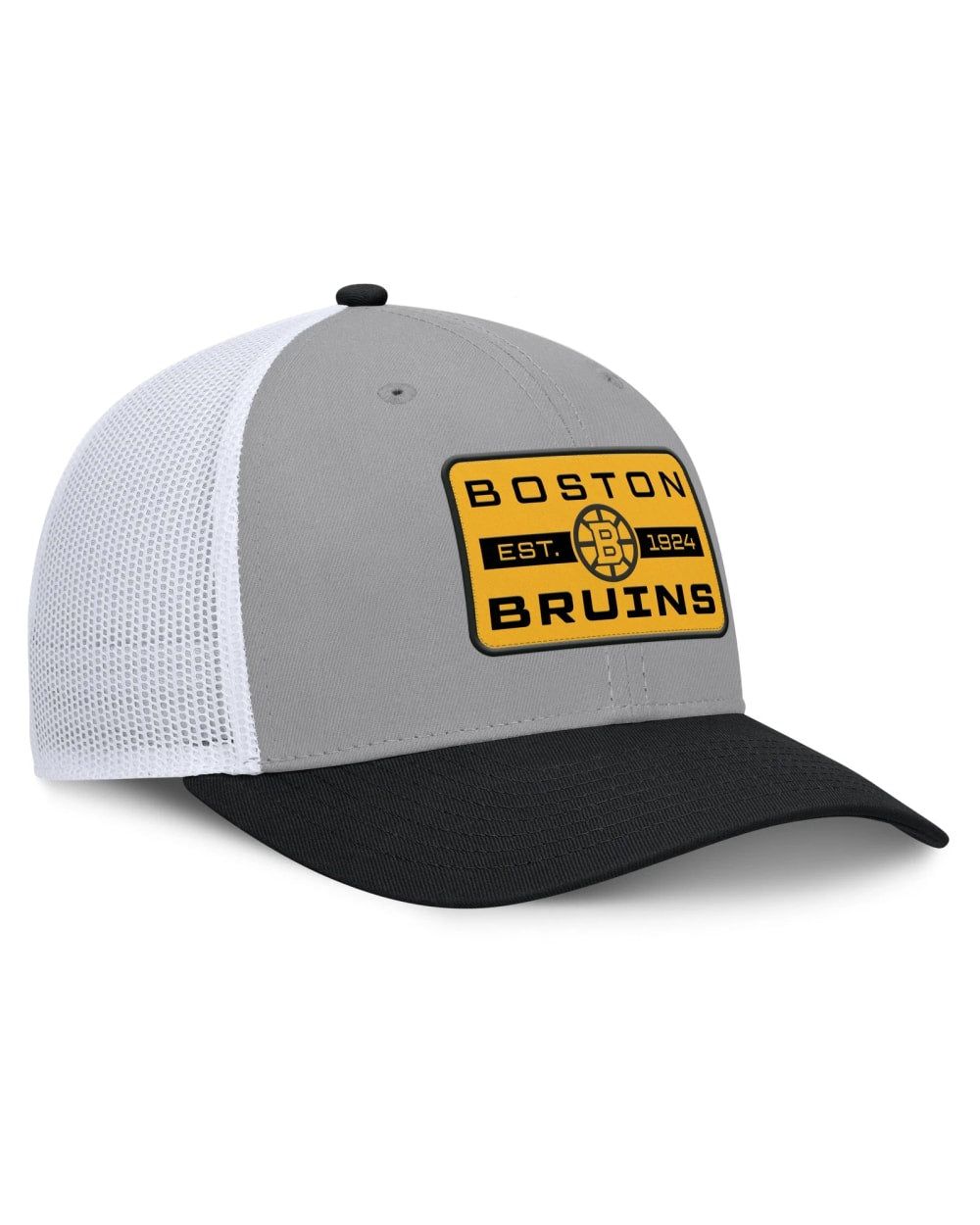 Fanatics Boston Bruins Fundamental Adapt Trucker Adjustable Hat