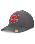 Fanatics Calgary Flames Clincher Team Stripes Flex Hat