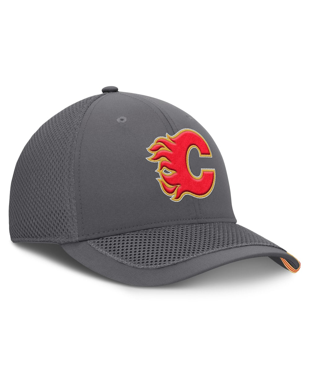 Fanatics Calgary Flames Clincher Team Stripes Flex Hat