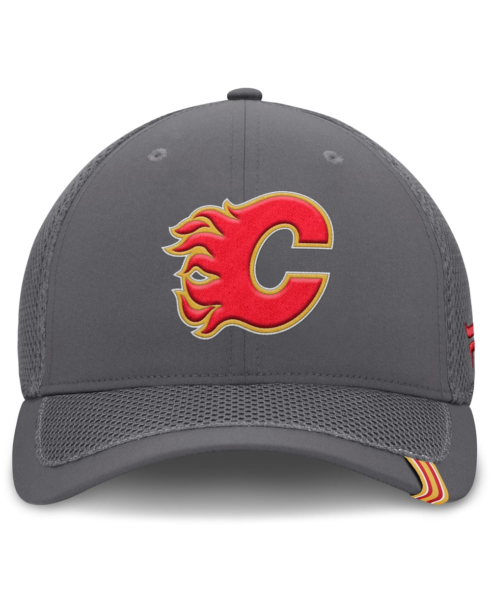 Fanatics Calgary Flames Clincher Team Stripes Flex Hat