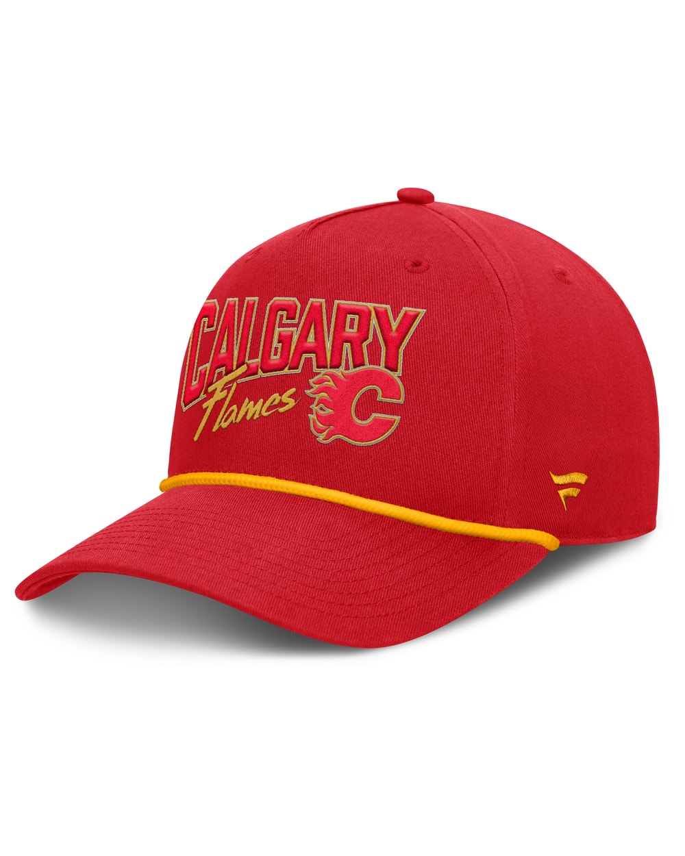 Fanatics Calgary Flames Decades Collection A-Frame Rope Adjustable Hat