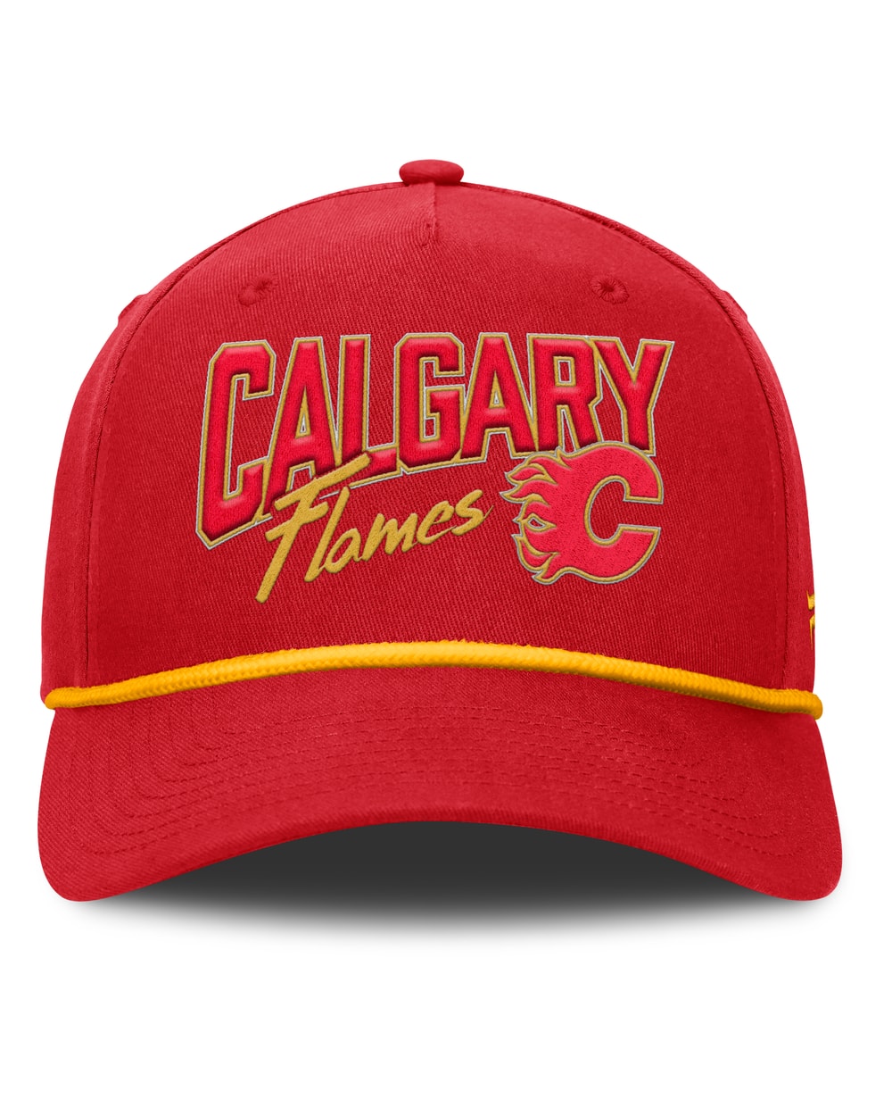 Fanatics Calgary Flames Decades Collection A-Frame Rope Adjustable Hat