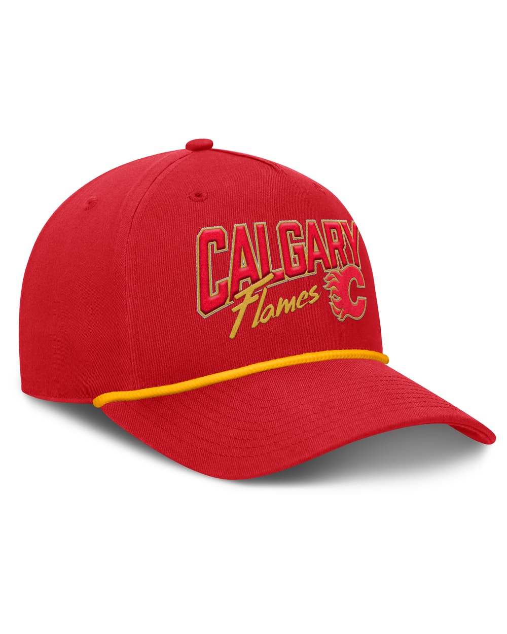 Fanatics Calgary Flames Decades Collection A-Frame Rope Adjustable Hat