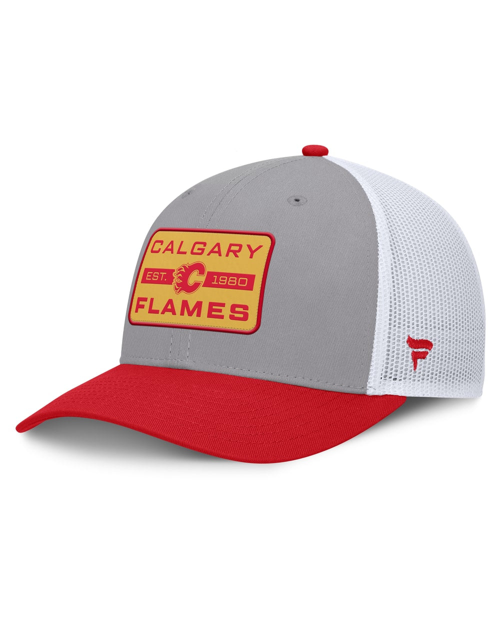 Fanatics Calgary Flames Fundamental Adapt Trucker Adjustable Hat