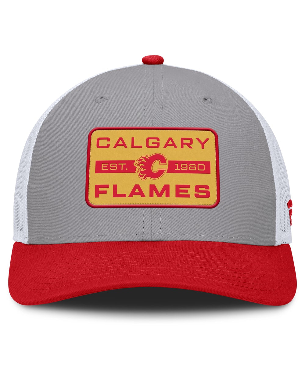 Fanatics Calgary Flames Fundamental Adapt Trucker Adjustable Hat