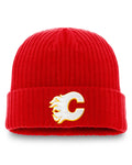 Fanatics Calgary Flames Primary Logo Cuffed Knit Beanie