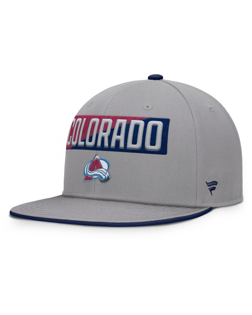 Fanatics Colorado Avalanche Fundamentals Duo Split Logo Snapback Hat