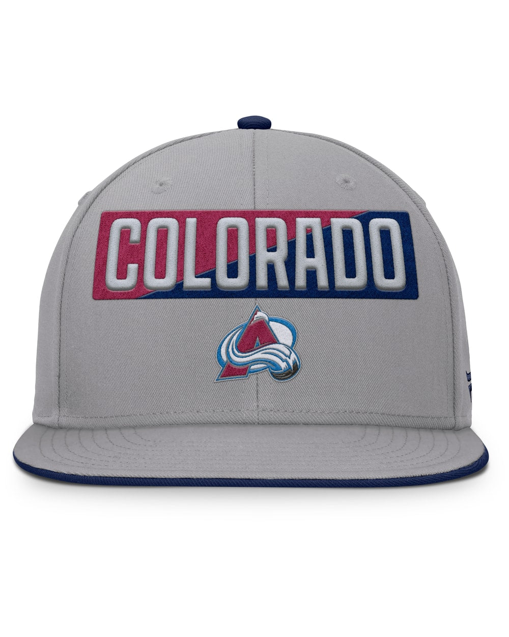 Fanatics Colorado Avalanche Fundamentals Duo Split Logo Snapback Hat