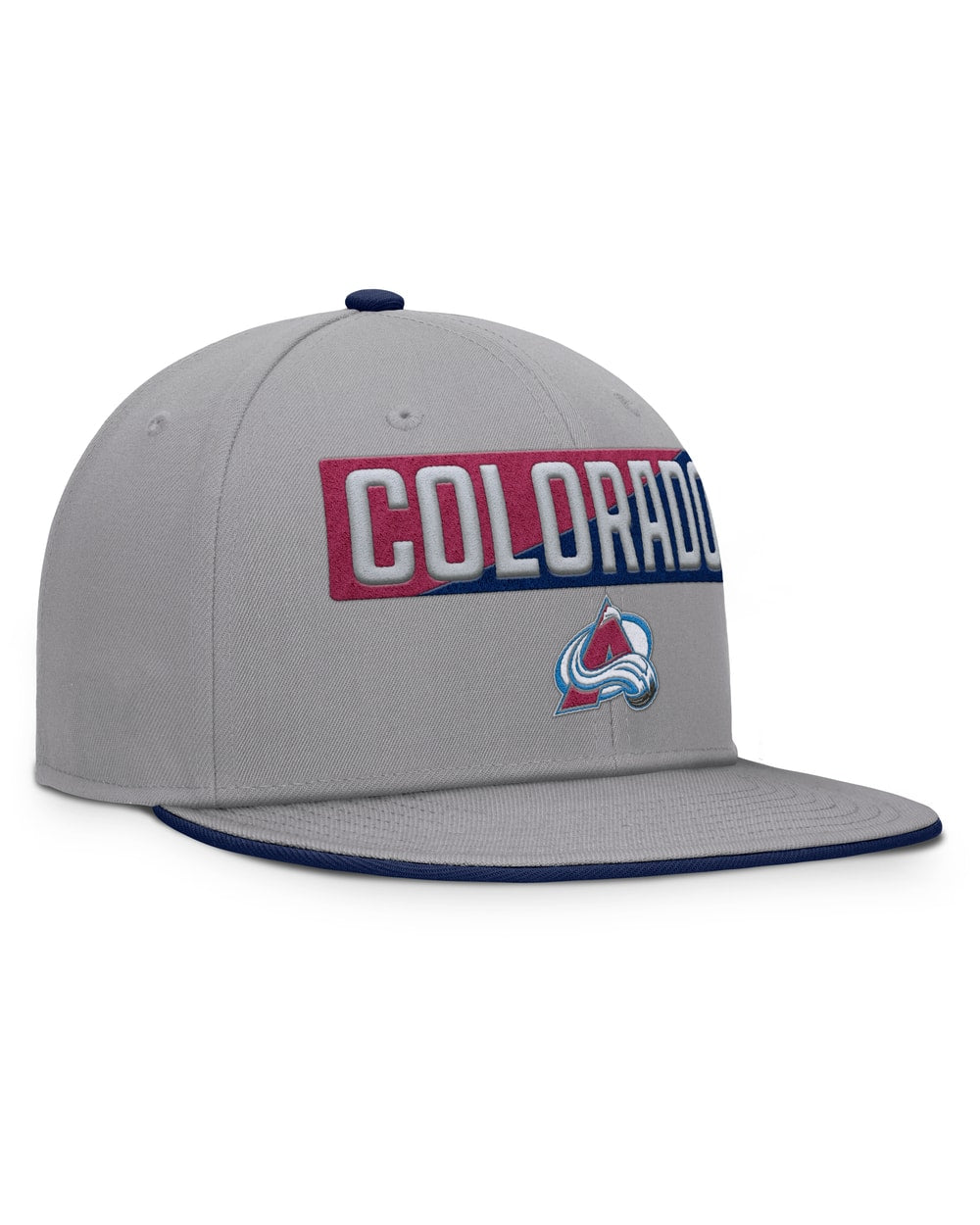 Fanatics Colorado Avalanche Fundamentals Duo Split Logo Snapback Hat