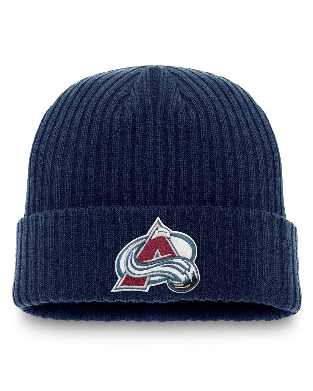 Fanatics Colorado Avalanche Primary Logo Cuffed Knit Beanie