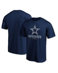 Fanatics Dallas Cowboys Team Lockup Logo T-Shirt - Navy