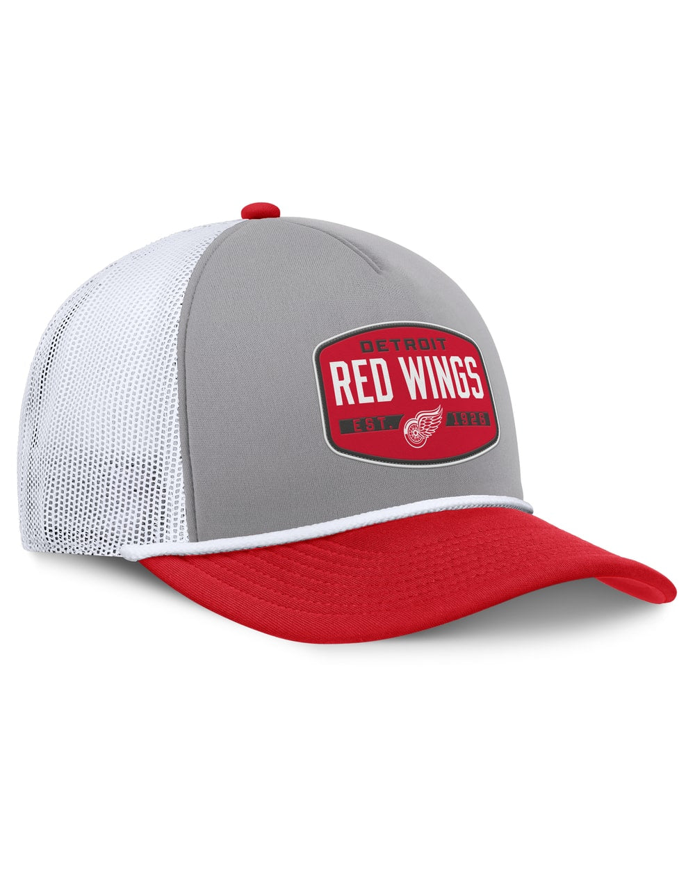Fanatics Detroit Red Wings Course Adjustable Foam Front A-Frame Meshaback Hat