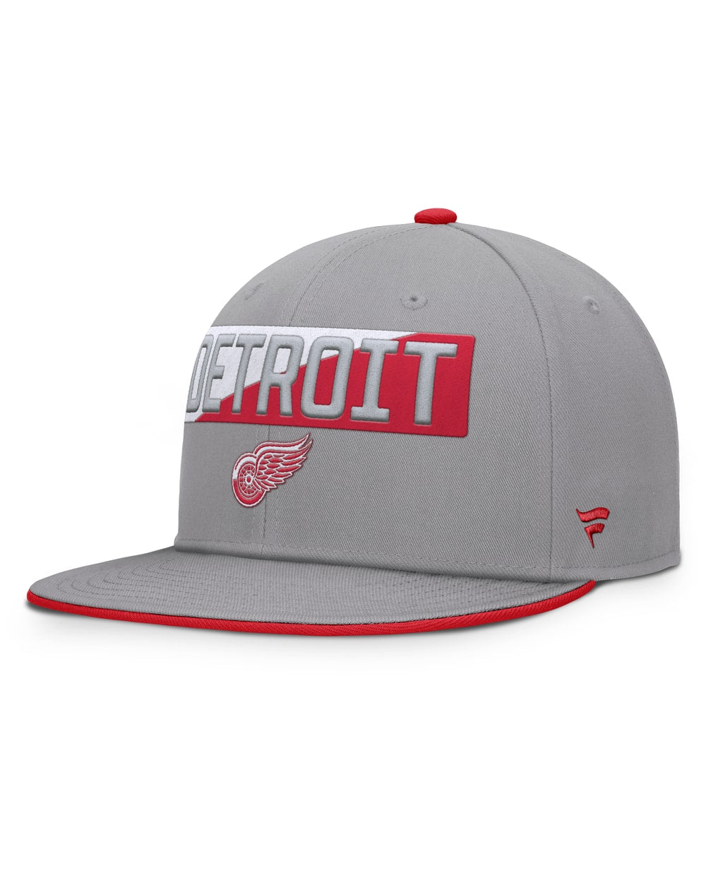 Fanatics Detroit Red Wings Fundamentals Duo Split Logo Snapback Hat