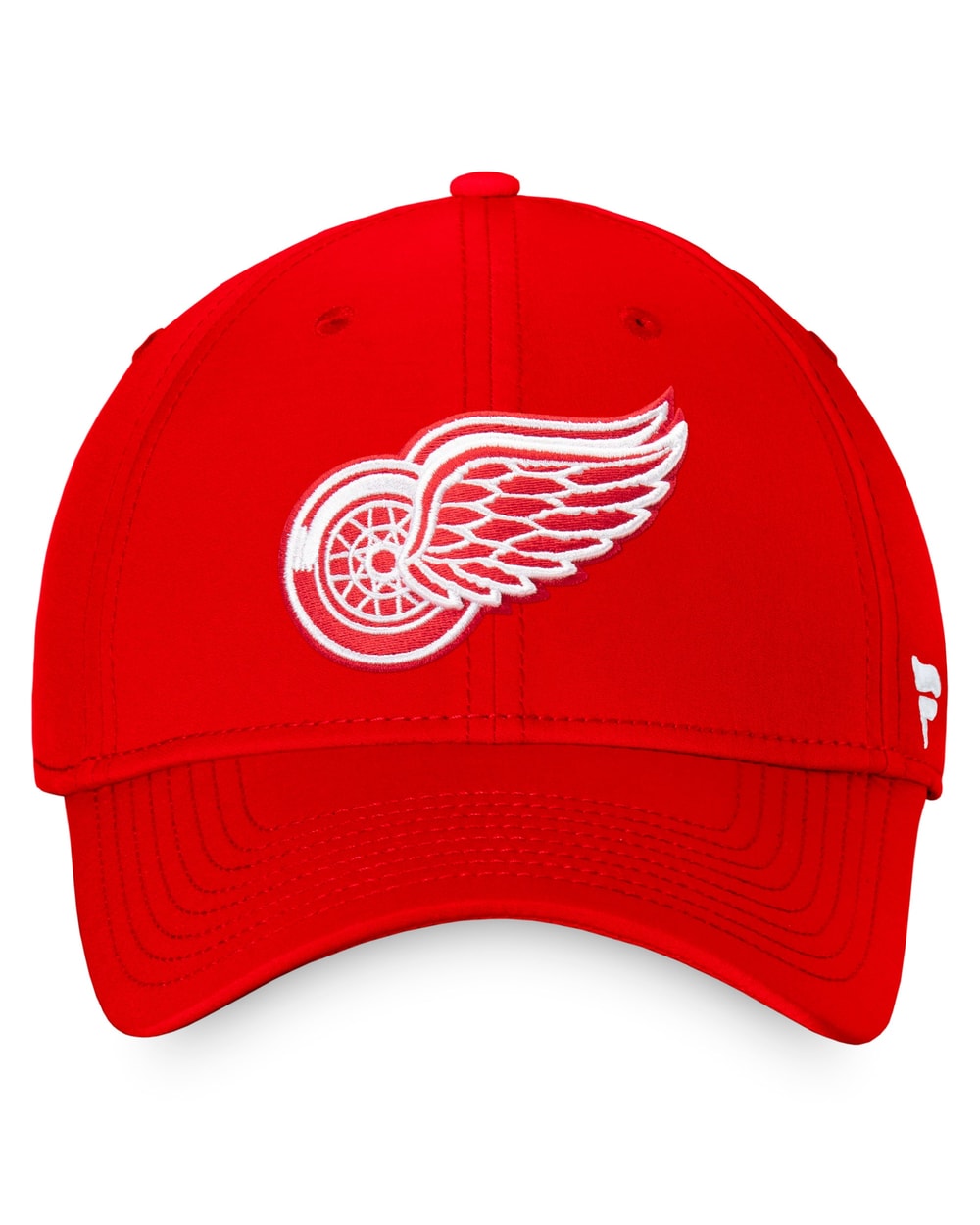 Detroit Red Wings Fanatics Red Core Primary Logo Flex Hat - front