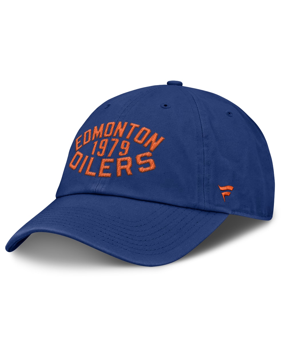 Fanatics Edmonton Oilers Fanatics Blue Archer Unstructured Adjustable Hat