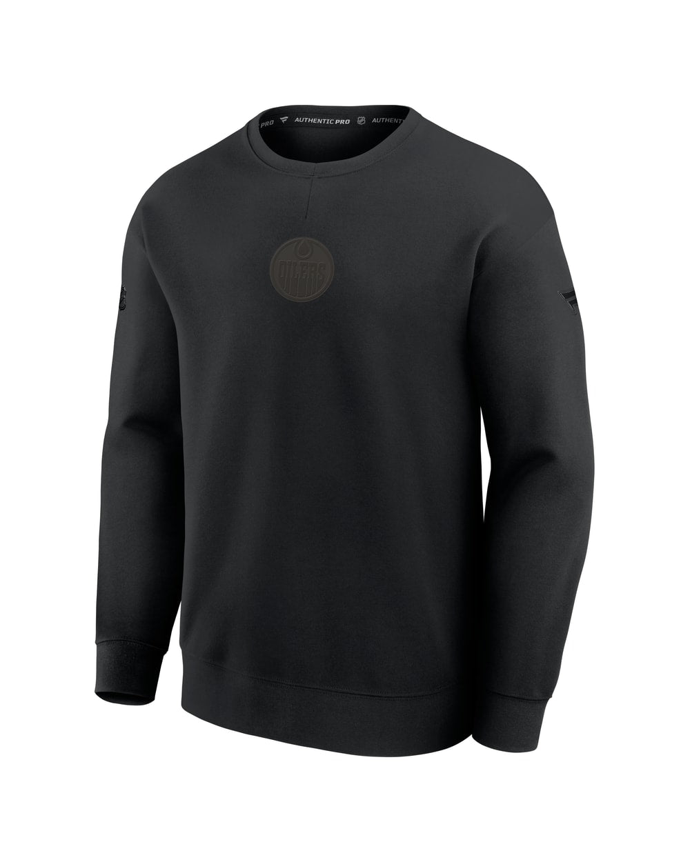 Fanatics Edmonton Authentic Pro Road Crewneck Sweatshirt