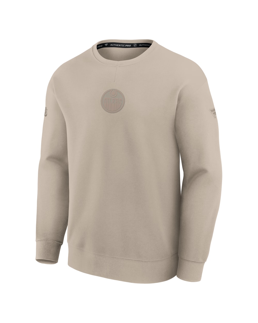 Fanatics Edmonton Authentic Pro Road Crewneck Sweatshirt