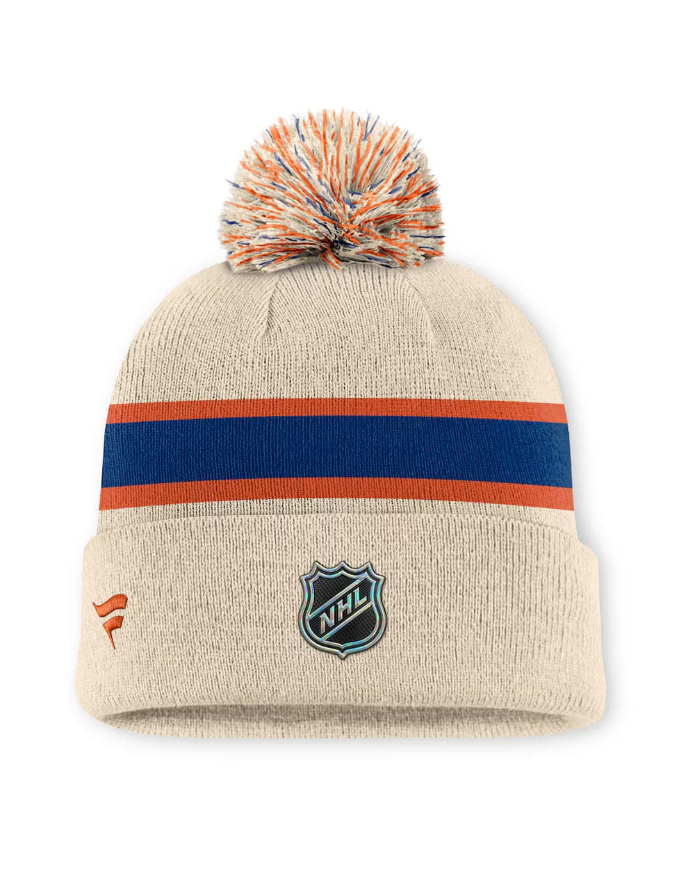 Fanatics Edmonton Oilers Alternate Cuffed Toque w/Pom