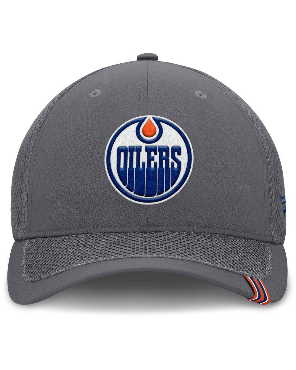 Fanatics Edmonton Oilers Clincher Team Stripes Flex Hat