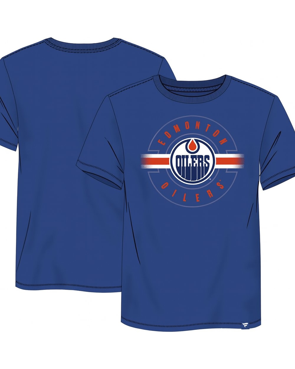Fanatics Edmonton Oilers Cross Check T-Shirt