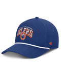 Fanatics Edmonton Oilers Decades Collection A-Frame Rope Adjustable Hat