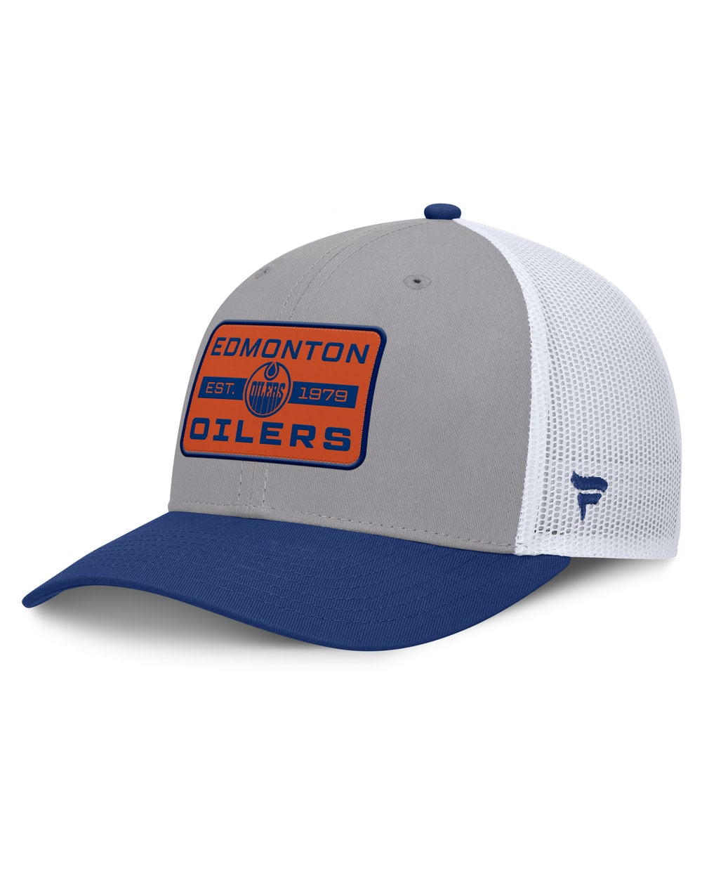 Fanatics Edmonton Oilers Fundamental Adapt Trucker Adjustable Hat