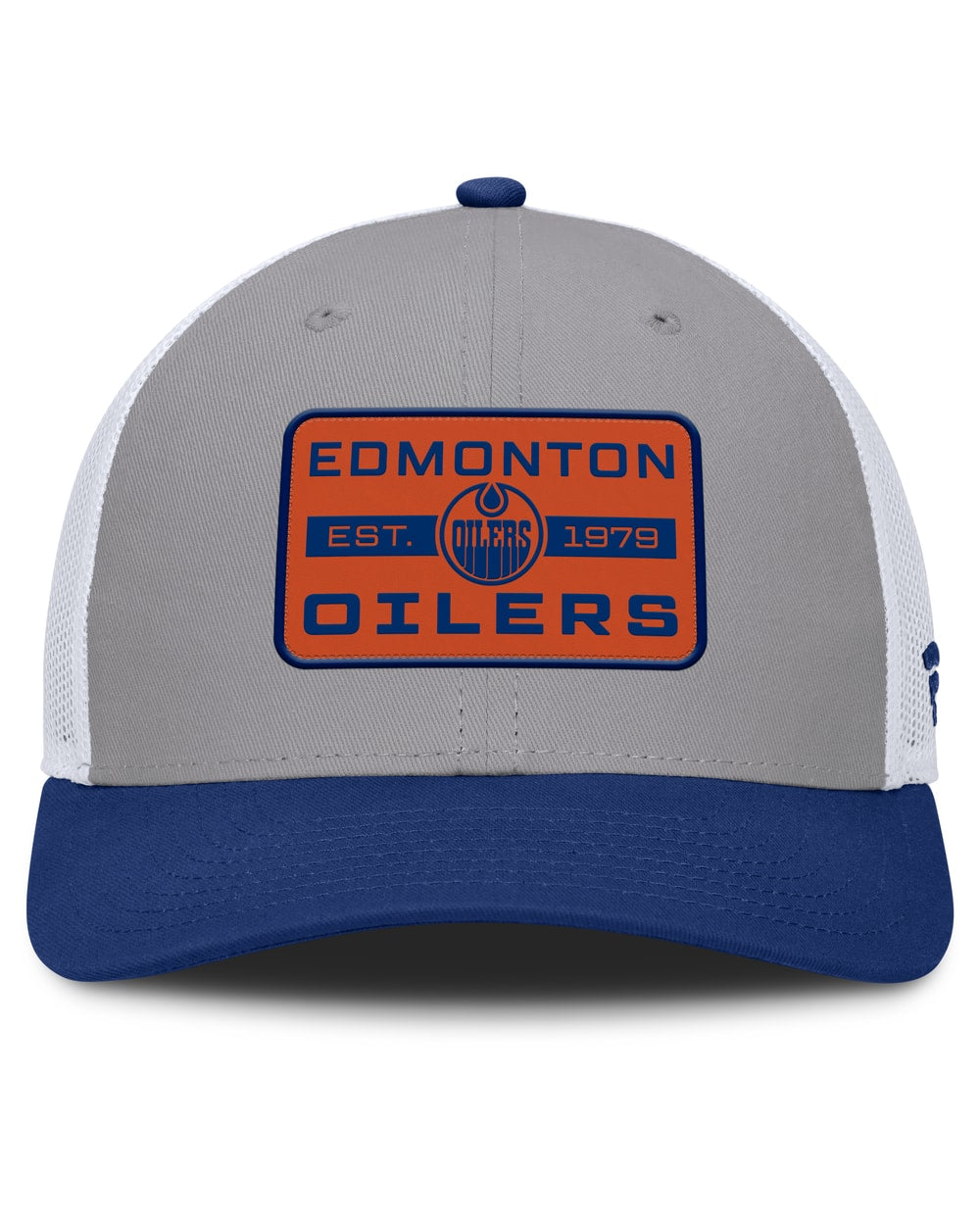 Fanatics Edmonton Oilers Fundamental Adapt Trucker Adjustable Hat