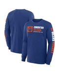 Fanatics Edmonton Oilers Goal Crease Long Sleeve Shirt
