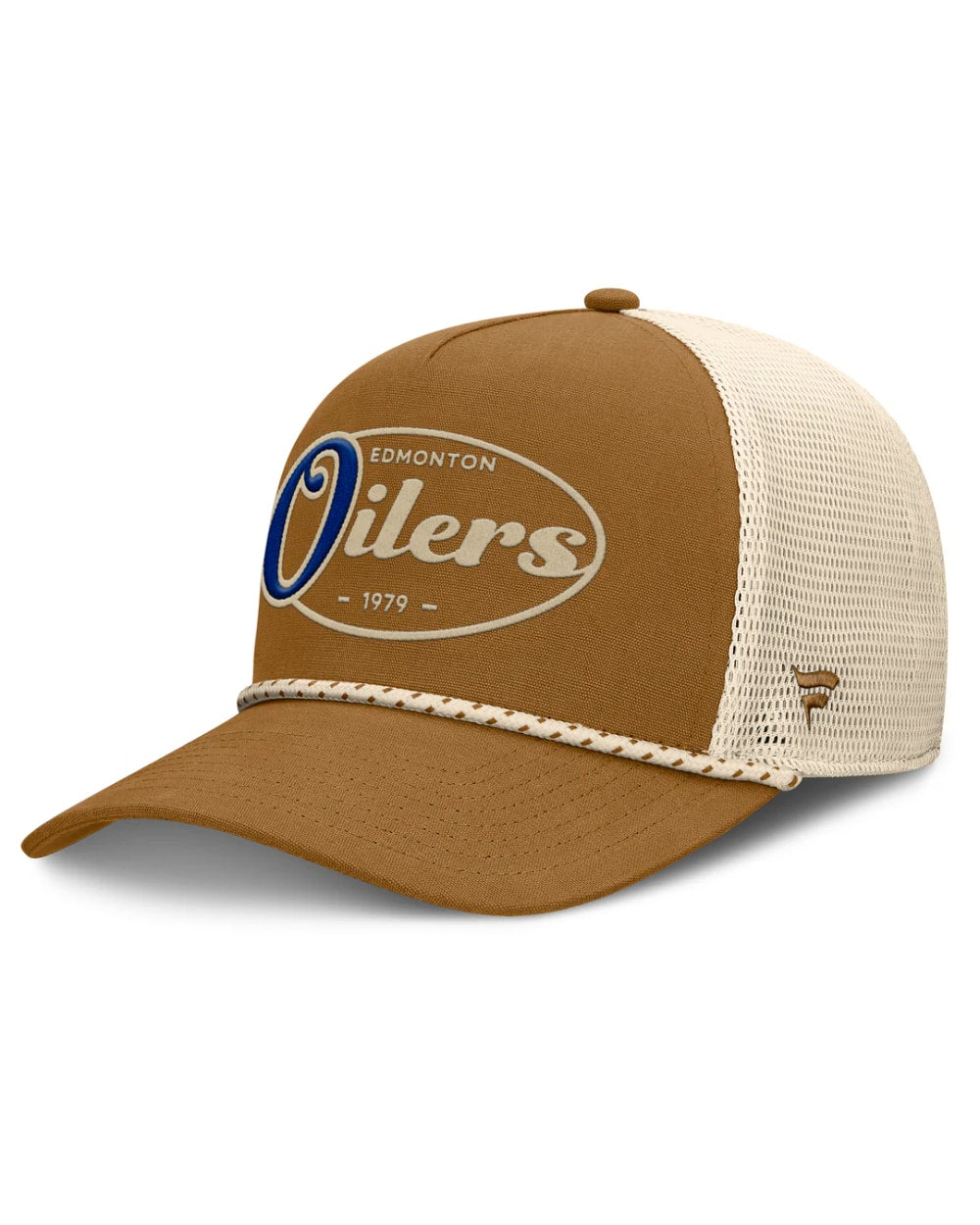 Fanatics Edmonton Oilers Heritage Fetch A-Frame Trucker Adjustable Hat