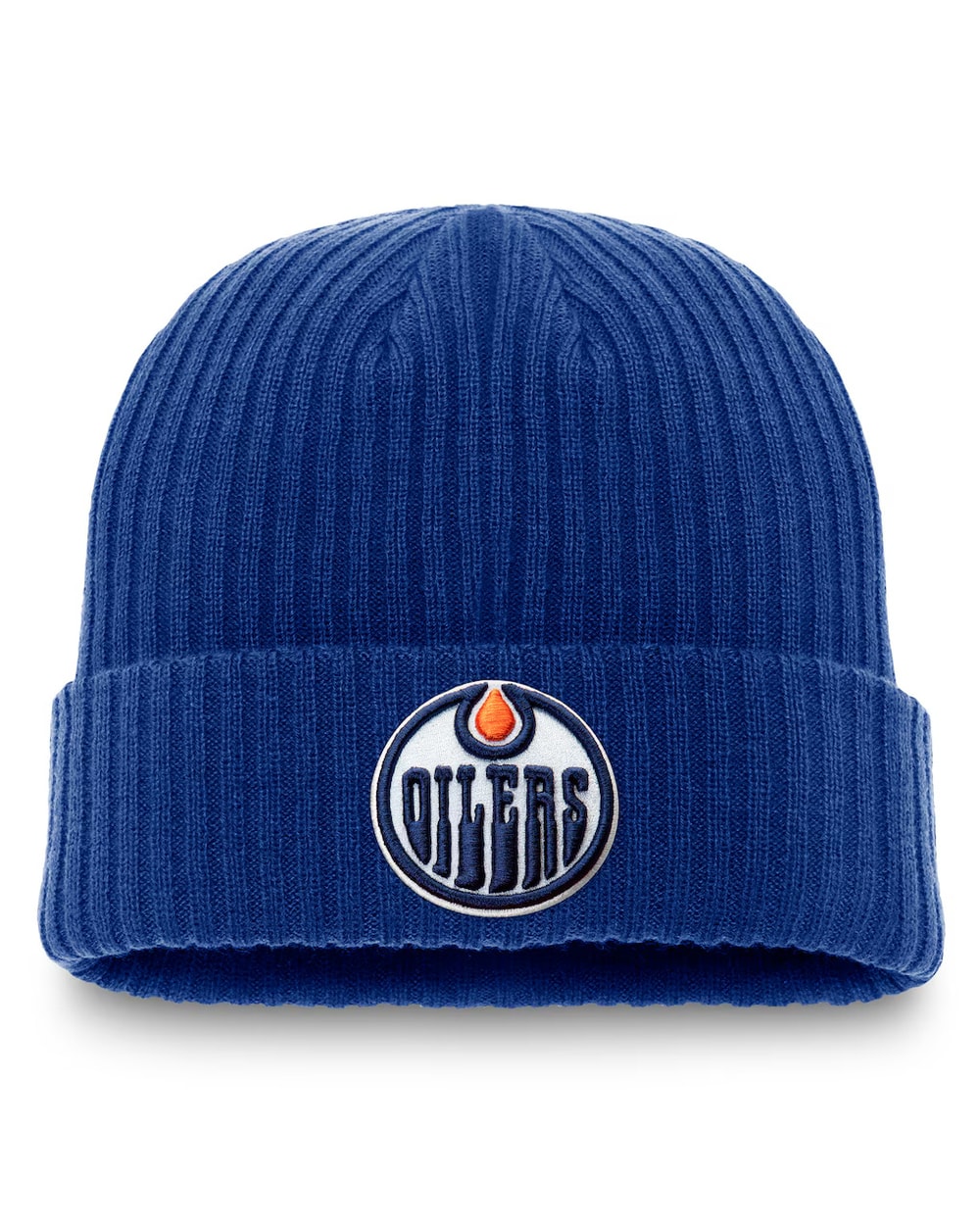Fanatics Edmonton Oilers Primary Logo Cuffed Knit Beanie