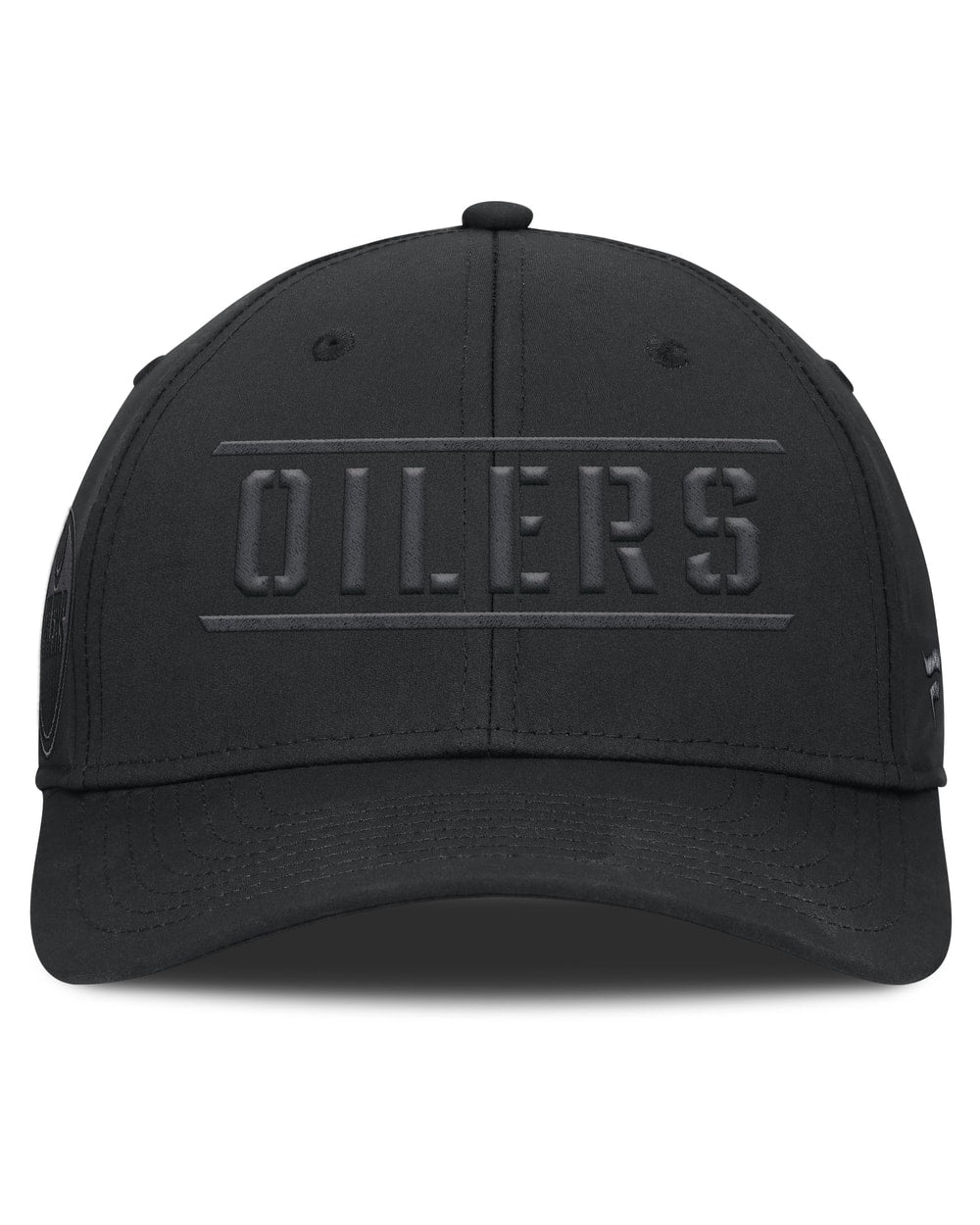 Fanatics Edmonton Oilers Ruck Up Black Flex Hat