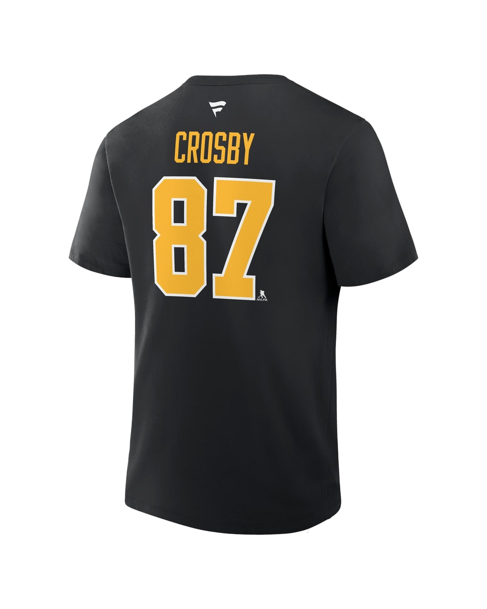 Fanatics Pittsburgh Penguins Authentic Stack T-Shirt - Crosby - BLACK, back view