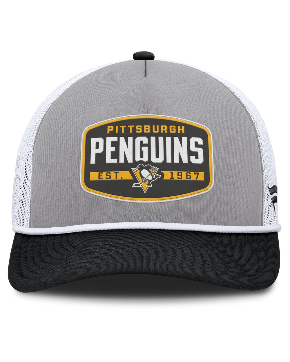 Fanatics Pittsburgh Penguins Course Adjustable Foam Front A-Frame Meshaback Hat