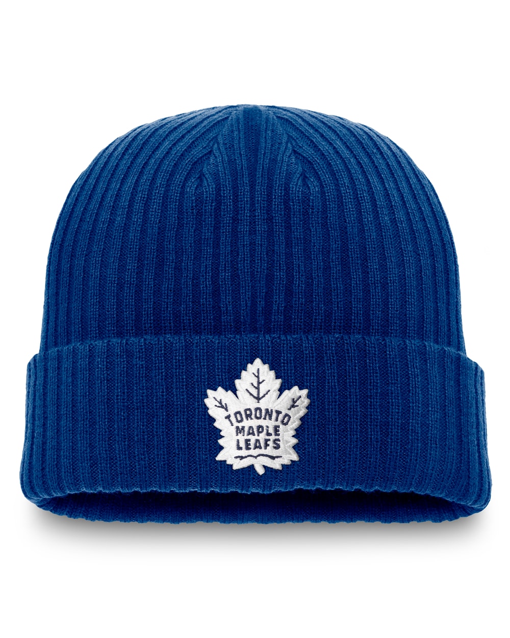Fanatics Toronto Maple Leafs Primary Logo Cuffed Knit Beanie