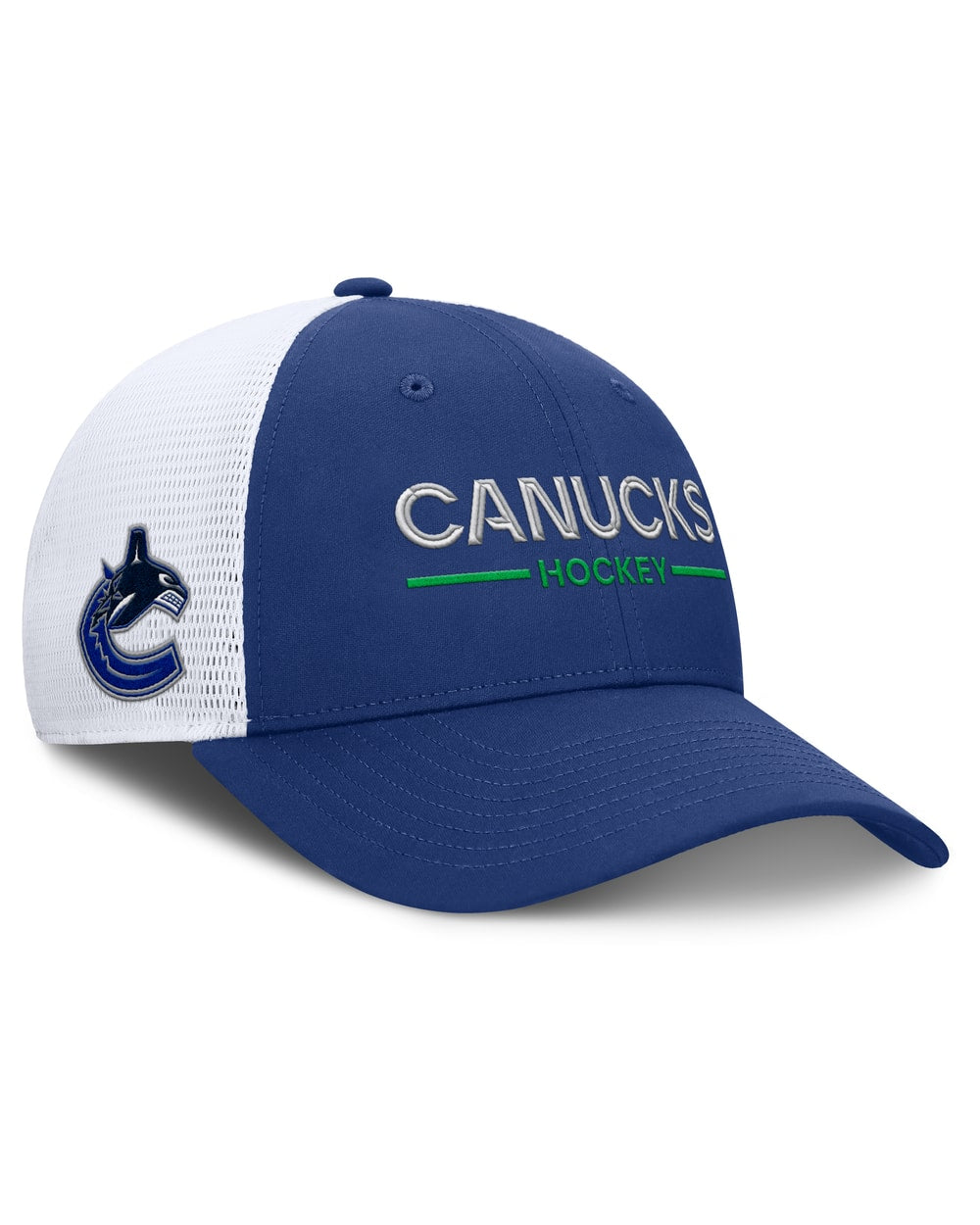 Fanatics Vancouver Canucks Authentic Pro Rinkside Structured Meshback Hat