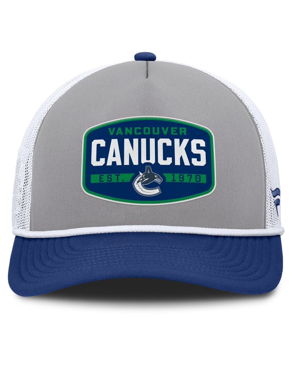 Fanatics Vancouver Canucks Course Adjustable Foam Front A-Frame Meshaback Hat
