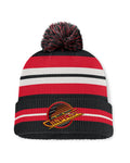 Fanatics Vancouver Canucks Decades Collection Cuffed Knit Hat with Pom