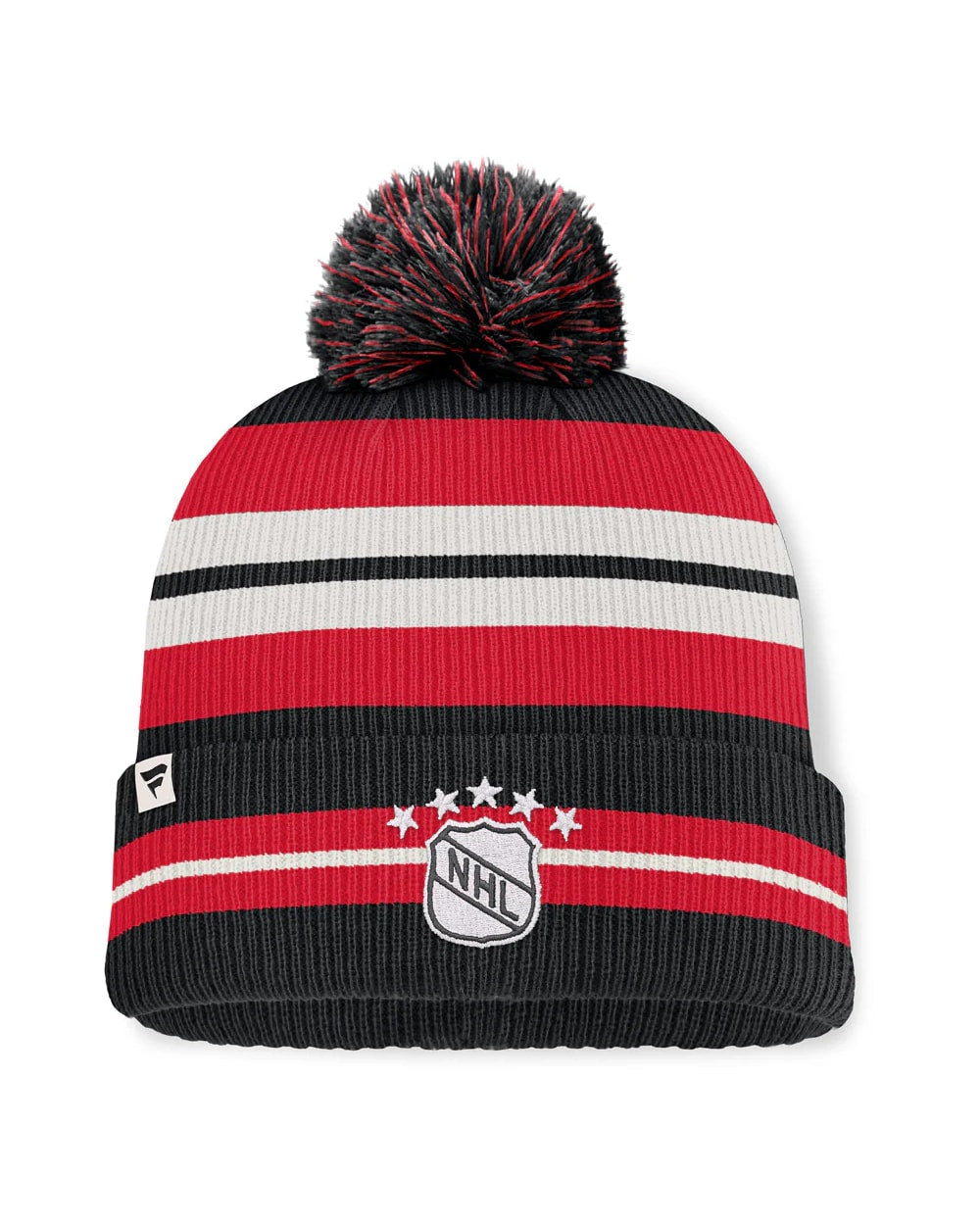 Fanatics Vancouver Canucks Decades Collection Cuffed Knit Hat with Pom