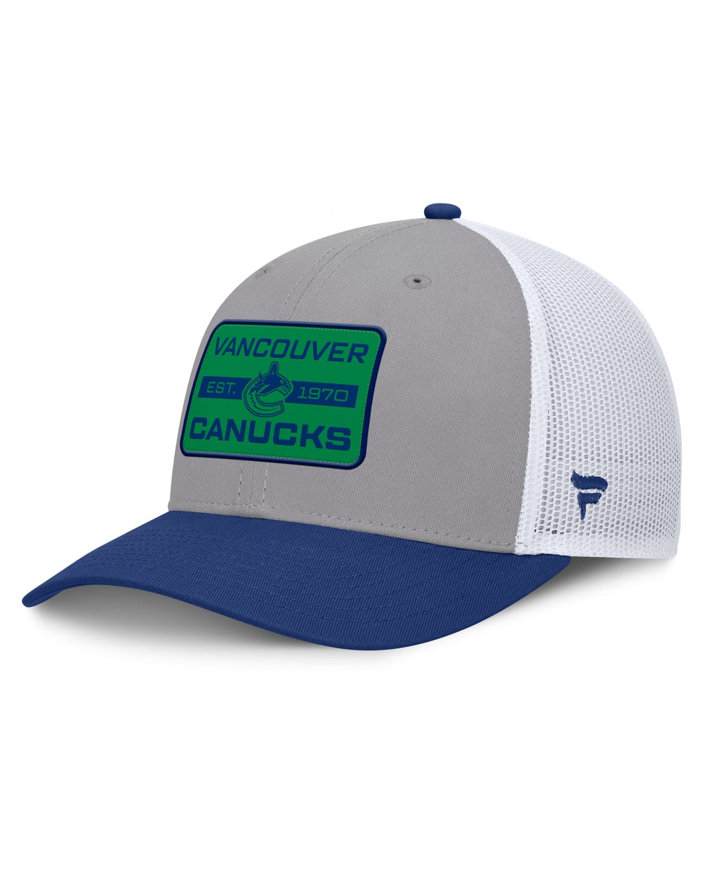 Fanatics Vancouver Canucks Fundamental Adapt Trucker Adjustable Hat