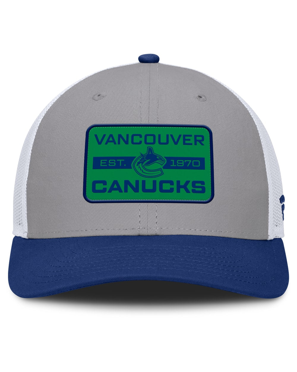 Fanatics Vancouver Canucks Fundamental Adapt Trucker Adjustable Hat